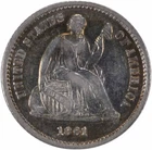 1861 Liberty Seated Silver Half Dime EF Uncertified #230