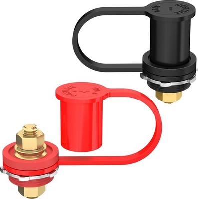 Thru Panel Battery Bulkhead Connectors 3/8'' Stud with Copper Core 250A Batter...