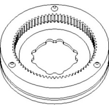 AH105040 New Reverser Gearbox Ring Gear Fits John Deere 6620 6622 7720 7722 +