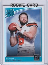 BAKER MAYFIELD ROOKIE CARD 2018 Donruss #303 RATED RC Browns TB Bucs Football $$. rookie card picture