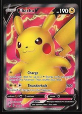 Pikachu V (Full Art) 170/185 SWSH04: Vivid Voltage Ultra Rare Pokemon Card