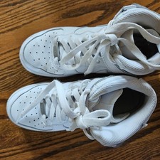 Nike Air Force 1 Mid White DH2933-111 Youth 5.5Y Classic Sneakers Excellent