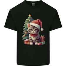 Carino Natale Con Regali E Albero Maglietta Bambini