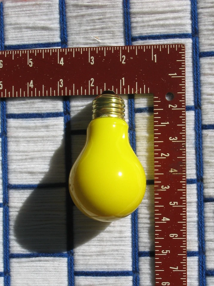 BUG yellow 60w LIGHT BULB 60 WATT 130V insect repellent A19 ~ EXTRAS ship for 7¢ - Image 4 of 4