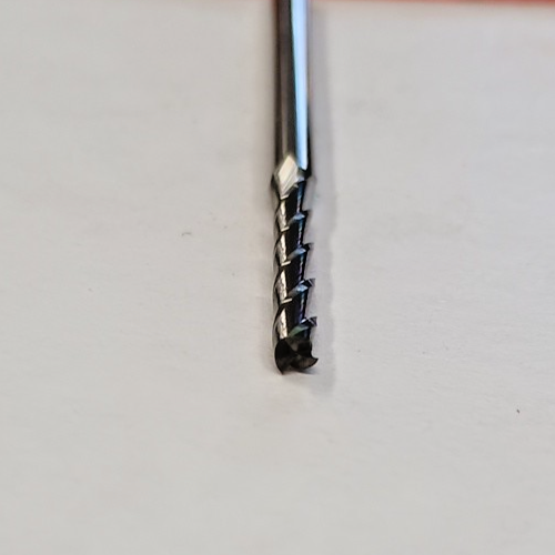 Accupro Vierkant Hartmetall Schaftfräser 0,1 x 1/8 x 0,75 x 2-1/2 3FL LR 1,25 L - Bild 4 von 4