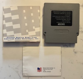 Shockwave (NES, 1990) With Manual/Reg Card & Sleeve. Authentic. Tested.