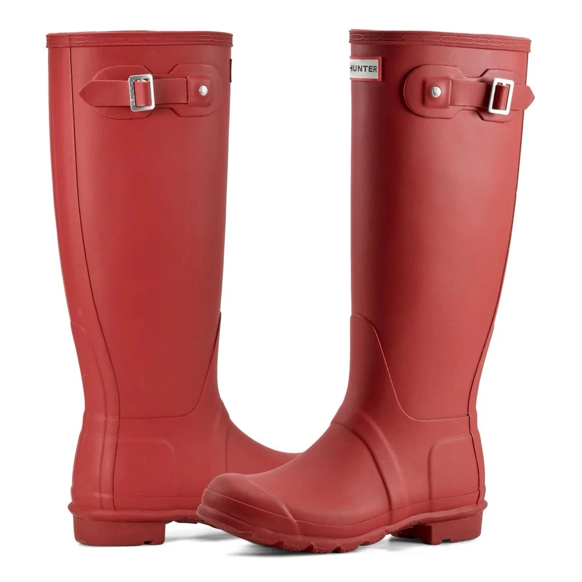 Hunter Rain Boots EU 42 women\'s 10.5 Mens 9 Red Liberty Original Short Matte Hunter Women main image 2