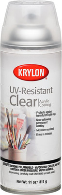 Clear Gloss Spray Coating UV Resistant 11oz