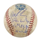 Dwight Gooden Mets Autographed Inscribed Shea Stadium GU Baseball CX & MLB Holo