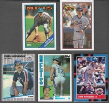 Keith Hernandez 5 Card LOT (NM-MT+) 1987 1984 1989 Bowman #385 #610 #316 #120 37