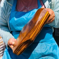 6.05LB Natural tiger's-eye quartz crystal slab polished specimen healing decor
