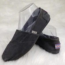 BOBS by Skechers 33645 Slip On Black Casual Comfort Shoes Womens Size US 9