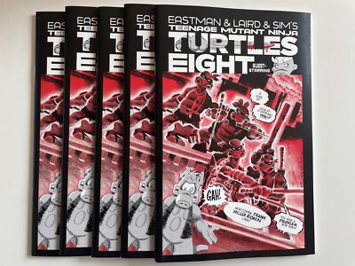 Remastered Teenage Mutant Ninja Turtles #8 Cerebus Dave Sim TMNT #1 homage Cover