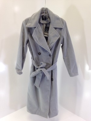 petite grey duster coat