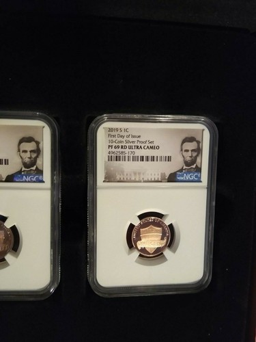 2019S LINCOLN CENT BOTH FDOI NGC PF69 1 FROM SILVER SET 1 FROM CLAD SET - Picture 3 of 9