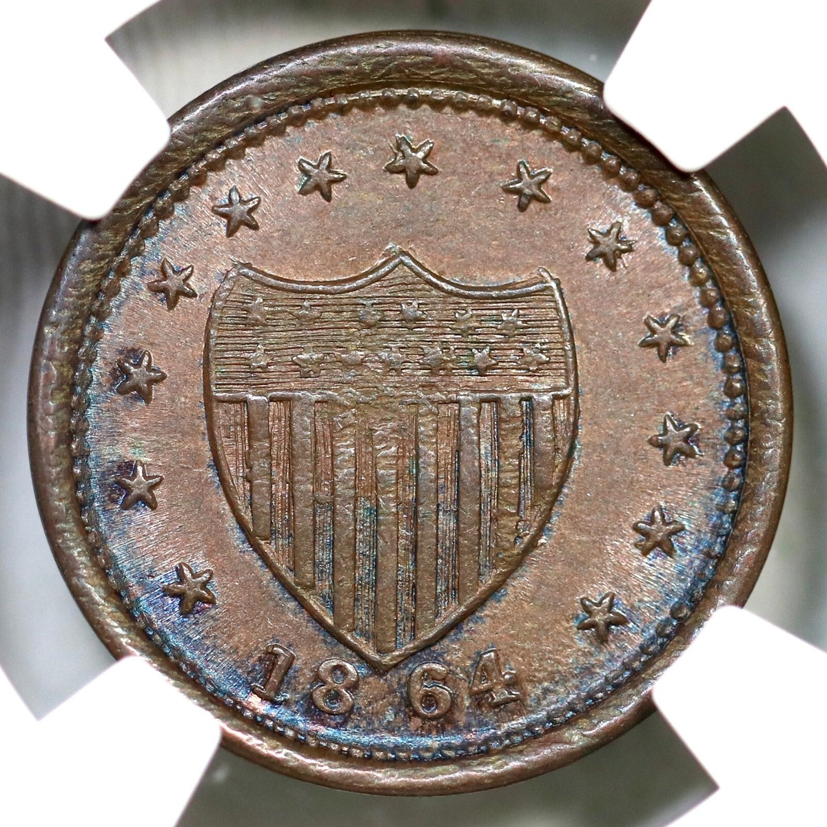 1864 F-46/339 a NGC MS 65 BN LIBERTY Civil War Token | eBay