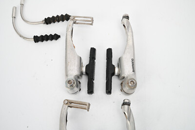 Shimano LX / DX BR-M600 V-Brake Set Front & Rear Silver