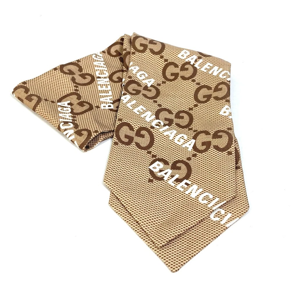GUCCI 676777 Maxi GG arc de cou The Hacker Project nœud cou écharpe Balenciaga