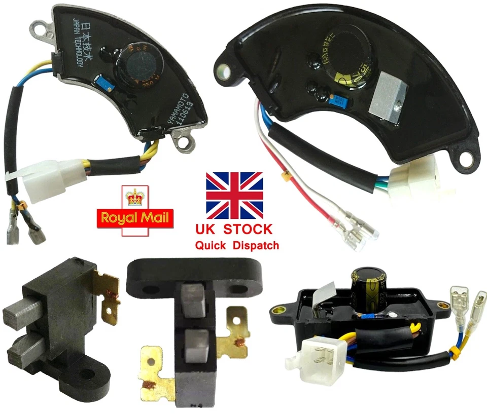 2-4 KW,5-7KW AVR ,Carbon Brush GX160 GX200 GX340 GX390 Generator Parts Regulator