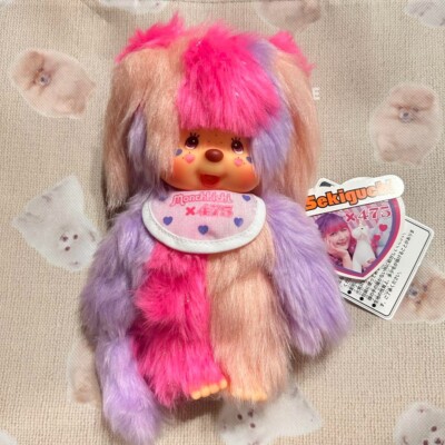 Monchhichi 475 Shinako Limited Wataame-chan Unicorn Plush doll
