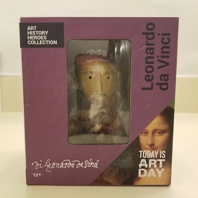 Today Is Art Day Leonardo da Vinci Art History Heroes Collectible Action Figure.