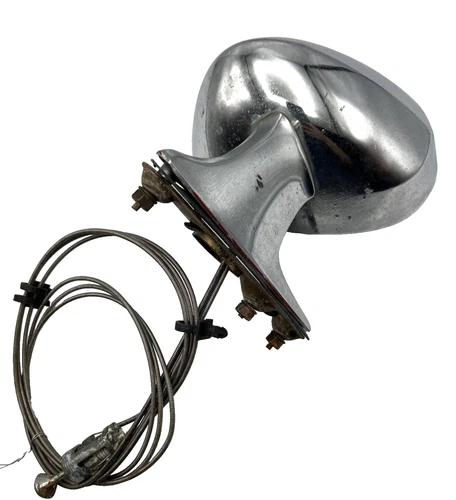 Vintage Mopar 1975-79 B-Body Left Side Remote Mirror Chrome-3861371