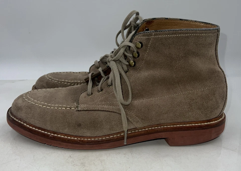 J. Crew Boots 男式 9.5 码 Kenton Pacer 麂皮靴 Boulder — 第 2/4 张图片