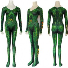 Aquaman Mera Queen Monos Zentai Body Disfraz Conjunto