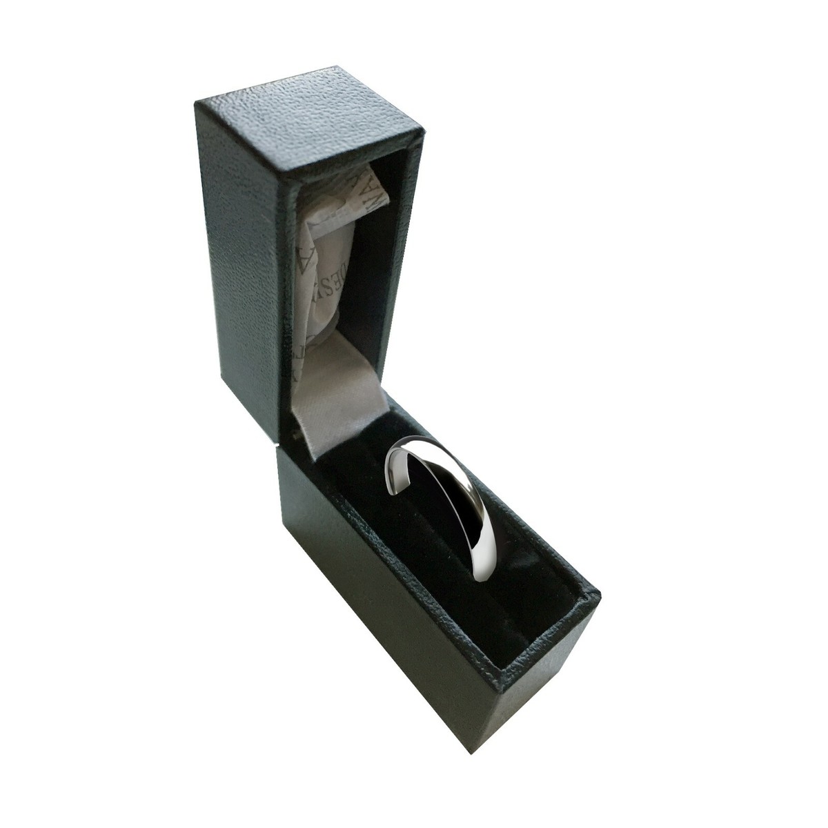 Bague De Mariage En Platine 950 - Largeur 3mm, Style Bande Confort, Fait Main Au Royaume-Uni