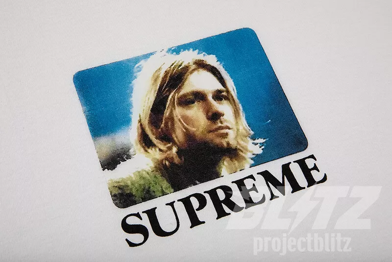 SUPREME KURT COBAIN TEE WHITE S M L XL 2XL SS23 T-SHIRT | eBay