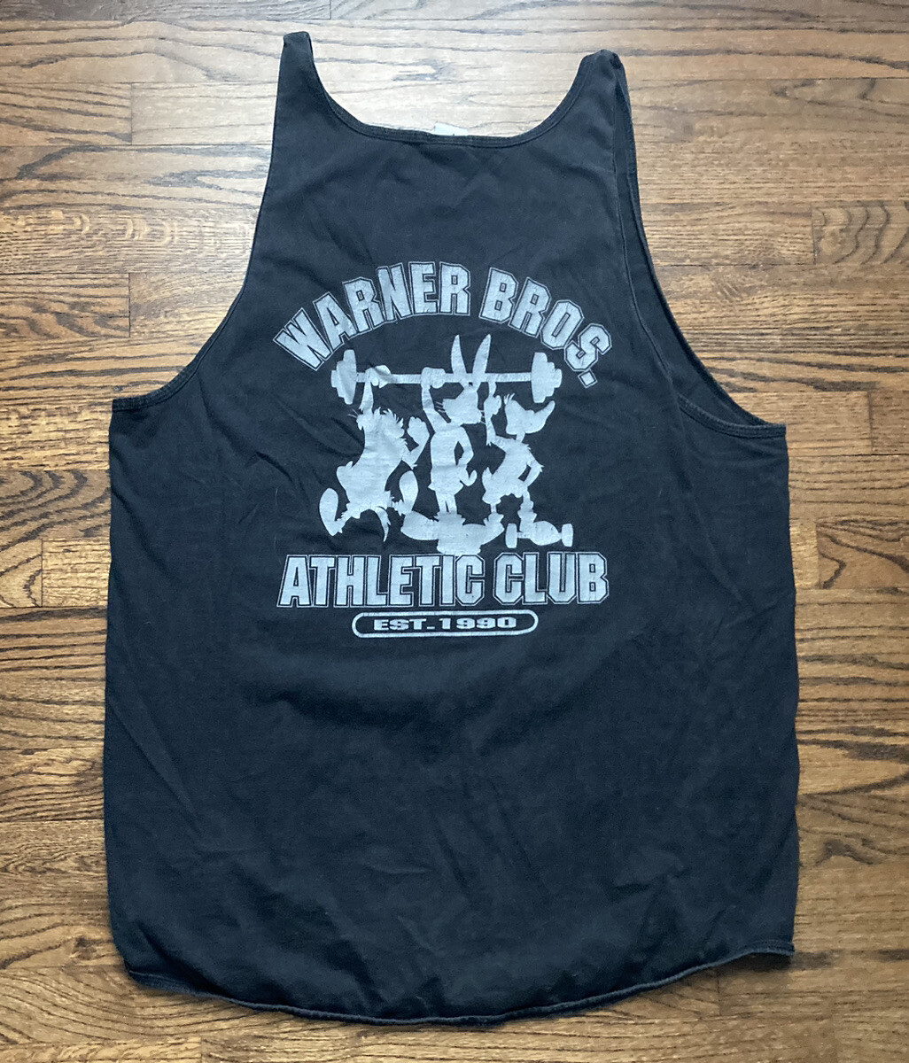 VTG 1991 Warner Bros Athletic Club Tank Top Shirt… - image 1