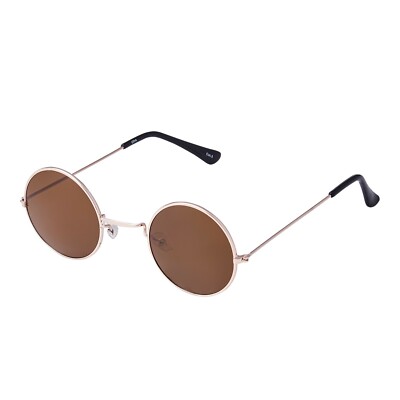 Small Brown Lens John Lennon Style Round Sunglasses Adults Mens Womens  Glasses