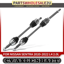 2x Front Side CV Axle Assembly for Nissan Sentra 2020 2021 2022 2023 To 08/2023