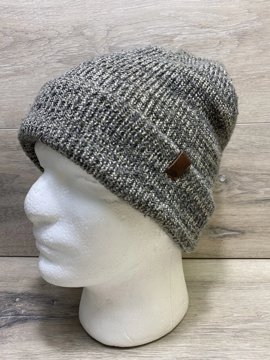 ROOTS Canada Beaver Logo Beanie Knit Cap Hat Gray One Size | eBay