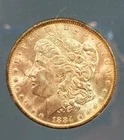 Choice  BU ! 1884-O Morgan Silver Dollar, Full Luster ! Gift Case Included.
