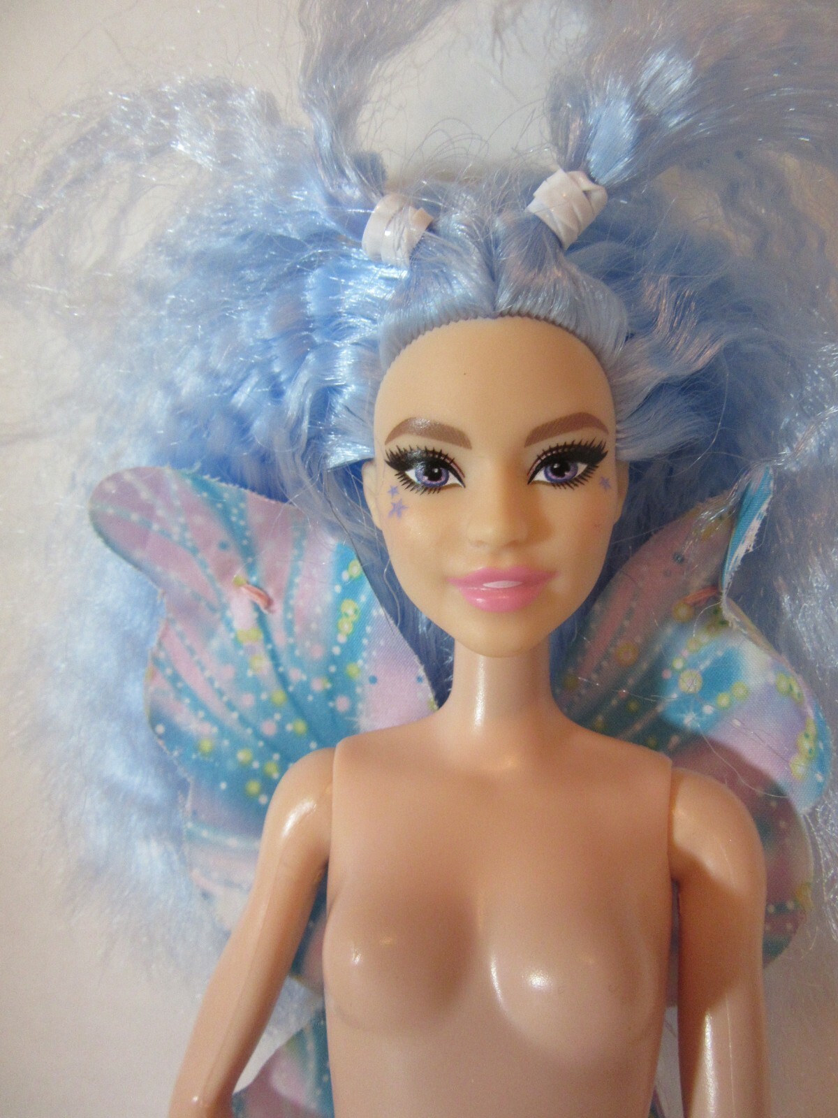 Barbie Fashionistas Doll # 170 BLUE CRINKLE HAIR - KC