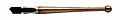 Fletcher 01712 Gold-Tip Designer II Wide Head Glass Cutter with Brass Handle - Picture 2 of 4