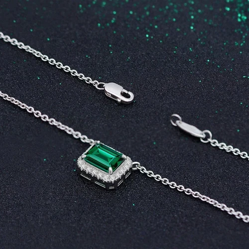Gorgeous Wedding 925 Silver Plated Necklace Pendant Women Cubic Zircon Jewelry - Picture 18 of 39