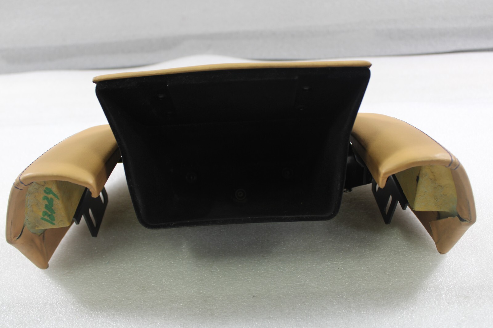 Ferrari F430, Rear Glove Box, Beige w/ Blue Stitching, Used