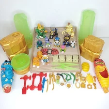 Treasure X Toy Lot 50+ Pieces - Figures, Weapons, Parts, Accessories