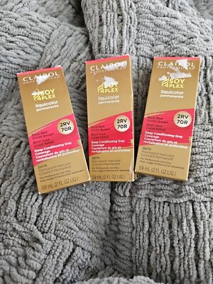 2RV/70R Clairol Liquid color permanente 2oz Dark Red Violet Brown $ 7.99 EACH