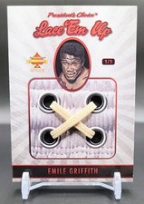 EMILE GRIFFITH #1/1 Fight Used Laces - President's Choice Solitaire 2.0 Update