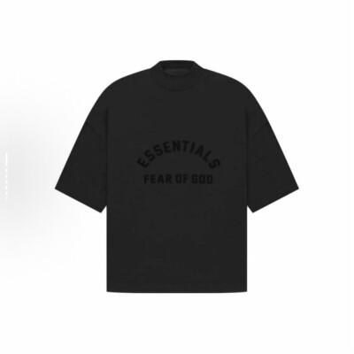 関税込み＊FEAR OF GOD ESSENTIALS＊SS22 ロゴ Tシャツ ブラック FEAR OF GOD Essentials Tee SS22 T-Shirt - 100% AUTHENTIC