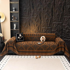 Boho Sofa Cover, Pet Friendly Chenille Couch Cover for 2 Cushion Couch Sofa, ant