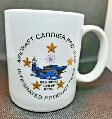 Aircraft Carrier Program USS Nimitz CVN 68 RCOH Ceramic Coffee Cup Mug -  Frank | eBay