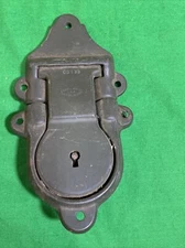 Eagle Lock Co Terryville, Conn USA Steel Vintage Trunk Lock  No  Key
