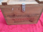 WINCHESTER Small Arms Ammunition Shot 500 Repeater Box Crate Wood — photo 4