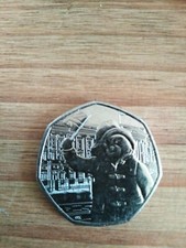 2018 50P FIFTY PENCE COIN PADDINGTON BEAR AT BUCKINGHAM PALACE  RARE COIN