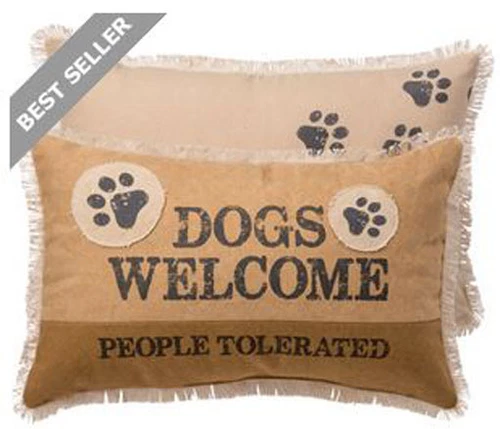 Dogs Welcome Pillow - Thumbnail 3
