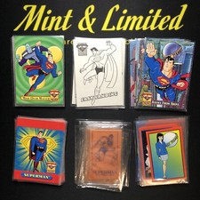 1996 Fleer Skybox Superman Action Packs Complete ALL INSERTS MINT